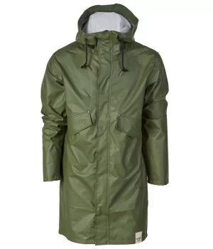 TRETORN regnjakke "Parka Coat ECO" i PU-coatet GENANVENDT polyester