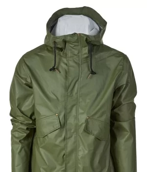 TRETORN regnjakke "Parka Coat ECO" i PU-coatet GENANVENDT polyester