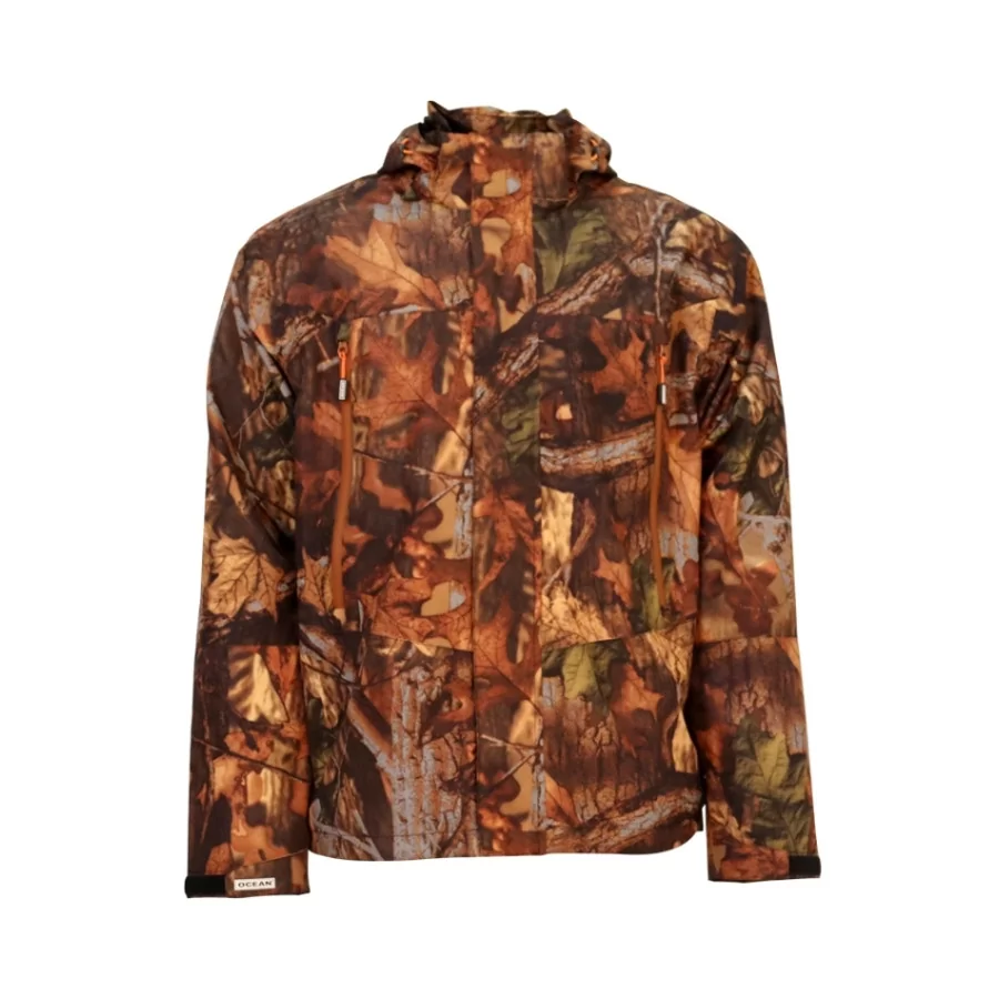 OCEAN camouflage "High Performance 10.000" åndbar regnjakke UNISEX