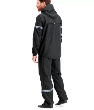 AGU "Original 5.000" cycling rain trousers BLACK, breathable, ergonomic, unisex-design