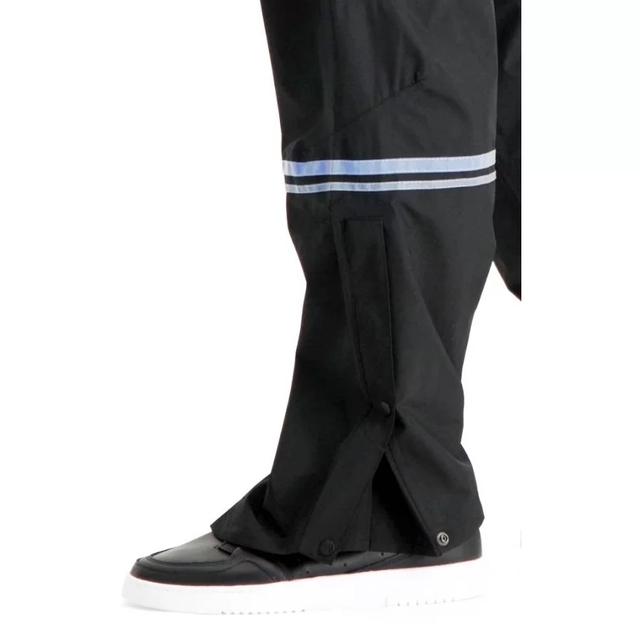 AGU "Original 5.000" cycling rain trousers BLACK, breathable, ergonomic, unisex-design