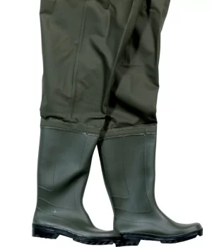 Childrens WADERS (size 28-41) | OCEAN "Junior Original" GREEN childrens waders in 500 g PVC