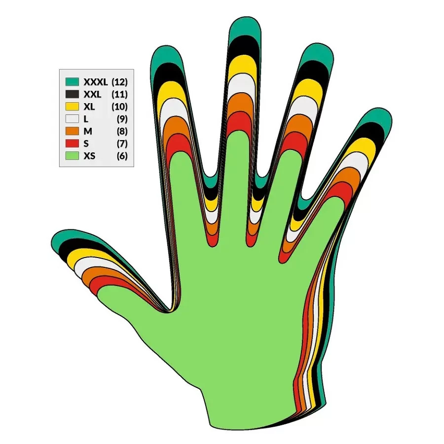 OCEAN sleeve gloves Menton Pro 65 cm / Long rubber gloves, protective gloves in 325 g PVC/polyester