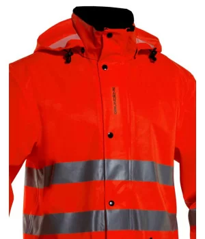 GRUNDENS "Pegasus 211" regnsæt High Vis ORANGE, EN ISO 20471-3