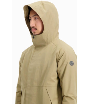 AGU ”City Slick 10.000” lang BEIGE regnfrakke, åndbar