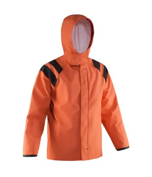 GRUNDÉNS "Sedna 462" regnjakke m/ lynlås og neopren manchetter