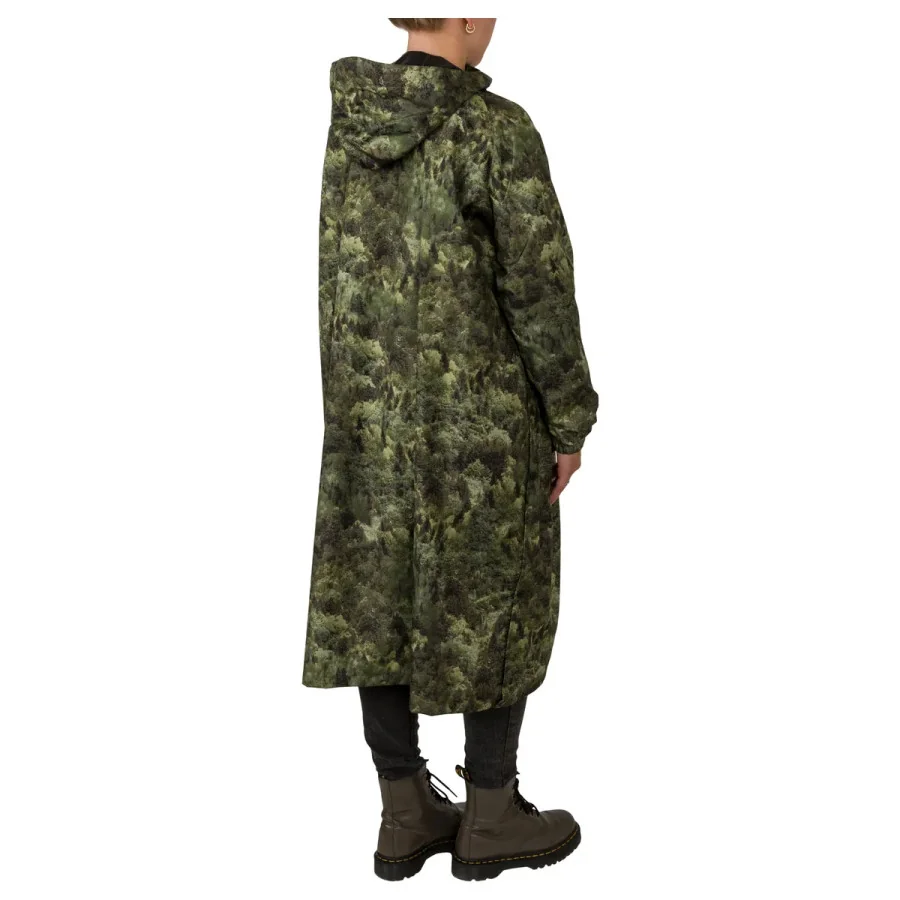 Rain poncho with sleeves | AGU "Motion Poncho" Camouflage, cycling rain poncho / city trip / outdoor adventure