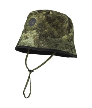 AGU rain hat CAMOUFLAGE "Motion Bucket Hat" green-black rain hat, reversible in two colors