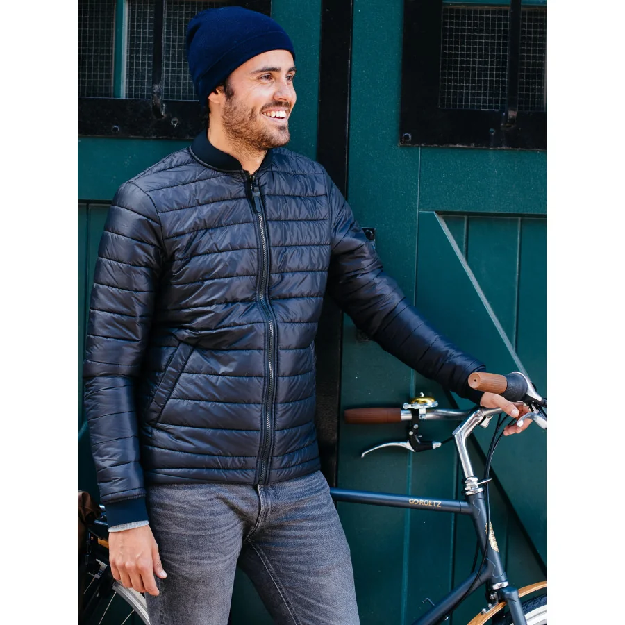 AGU Fuse black thermal jacket MEN - can be fitted as winter lining in rain jacket