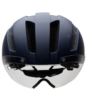 AGU ”Urban Padelec hjelm” NAVY BLUE ecykelhjelm med visir (45 km/t)