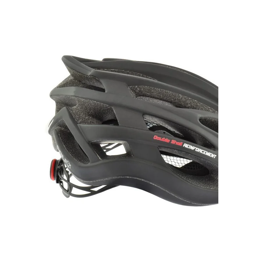 AGU ”Tesero” sort cykelhjelm racer, letvægt (199 g) med god ventilation, høj sikkerhed (EN1078), komfort og flot design