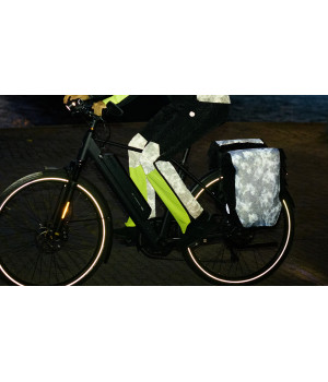 AGU "Tech Commuter" cykel regnbukser DAME, sort med reflekser