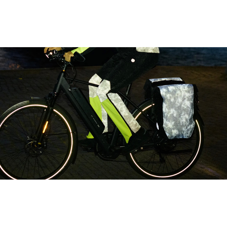 AGU "Tech Commuter" cykel regnbukser DAME, sort med reflekser