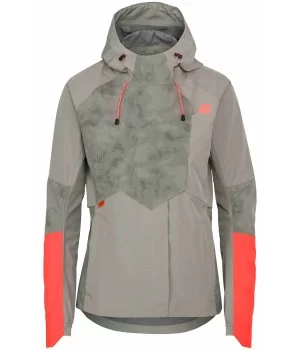 AGU Tech Commuter DAME jakke beige / orange | AGU cykel regnjakke DAME, 10.000 mm, åndbar, imprægneret uden PFAS