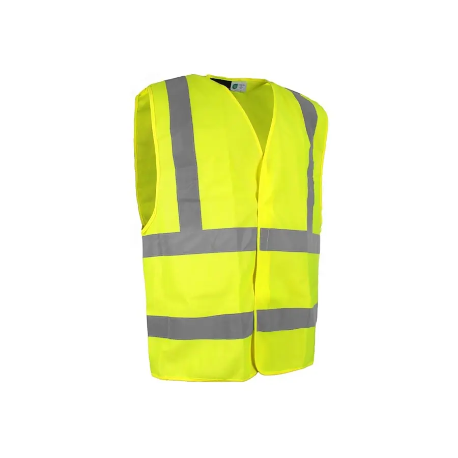 LYNGSØE ”LR1056” High Vis gul refleksvest EN ISO 20471-2 godkendt