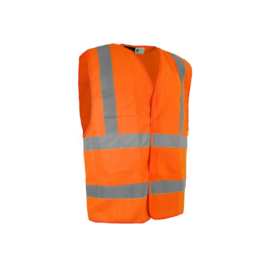 LYNGSØE ”LR1056” High Vis gul refleksvest EN ISO 20471-2 godkendt