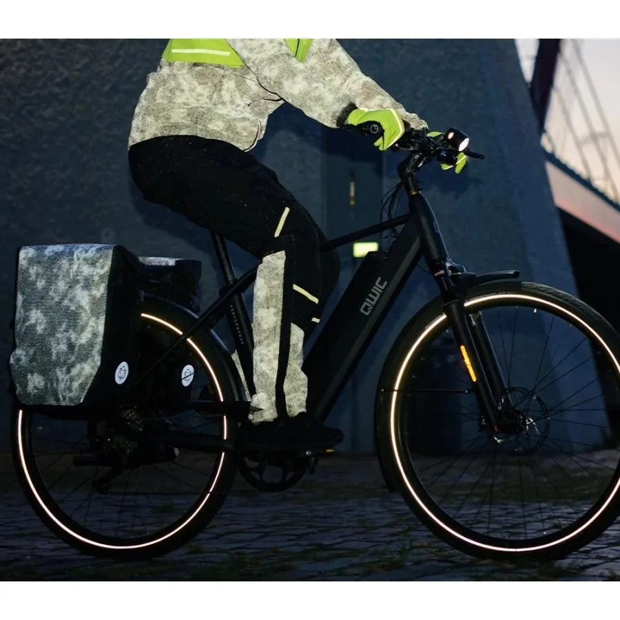 Vinter regnbukser HERRE med tydelige reflekser. AGU Compact WINTER cykel regnbukser til mænd