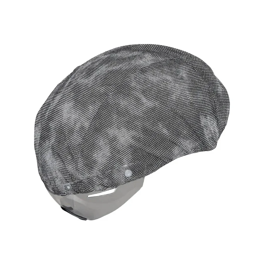 Hjelm cover til cykelhjelm med visir. Vandtæt. Høj synlighed i reflekterende materiale. AGU "Commuter 10.000" cykelhjelm cover