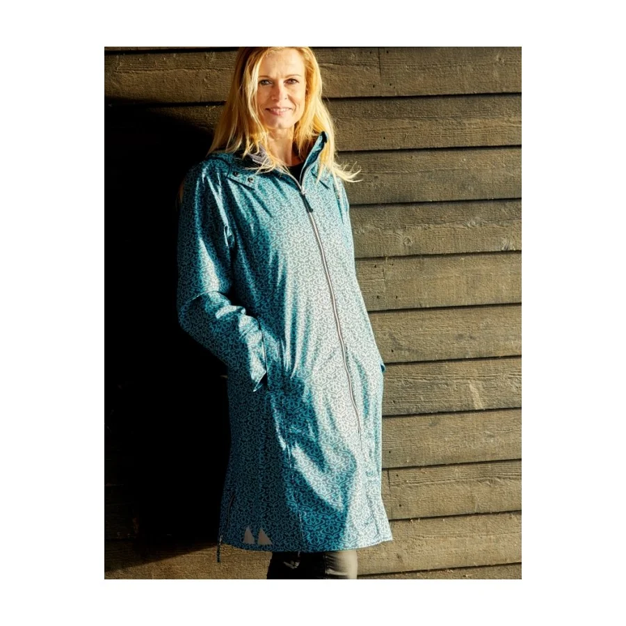 DANWEAR "Swept 24301" fully lined women's raincoat, A-shaped