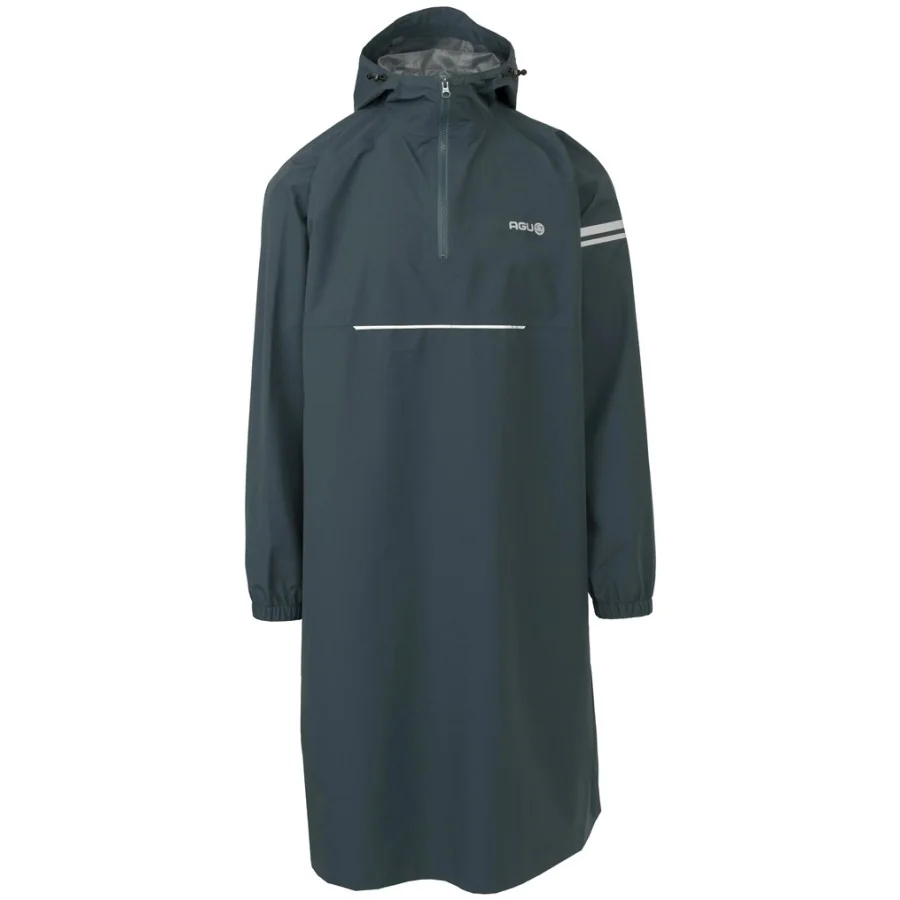 AGU "Long Sleeve Poncho" cykel regnslag med lange ærmer, elastik manchet og reflekser