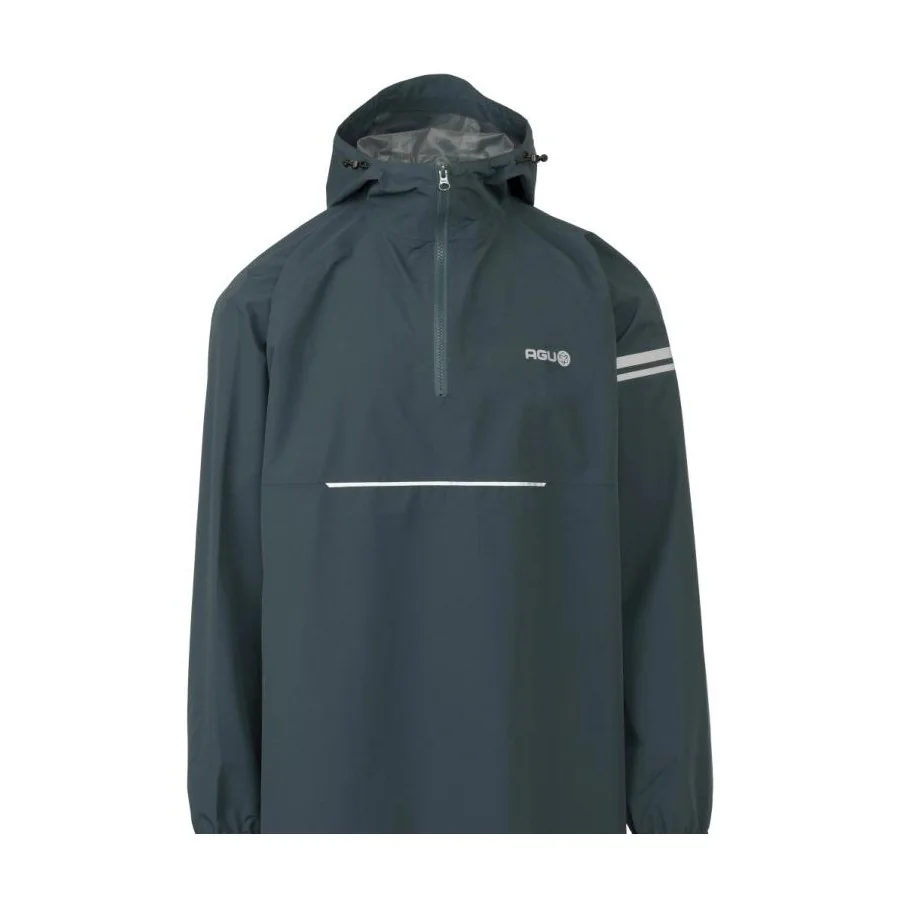 AGU "Long Sleve Poncho" TEAL BLUE rain cover 5,000 mm, breathable