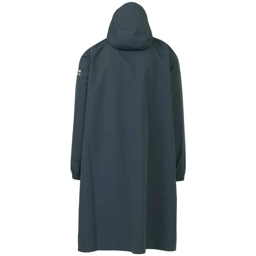 AGU "Long Sleeve Poncho" TURKIS BLÅ cykel regnslag med lange ærmer, elastik manchet og reflekser