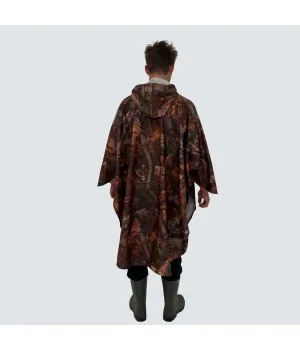 Camo jagtponcho / jagt regnslag camouflage 8.000 mm, rummeligt
