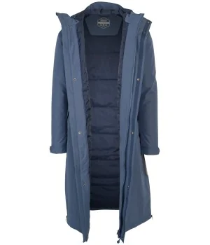 Varm regnfrakke med termofoer | AGU City Slicker VINTER regnfrakke BLÅ denim blue