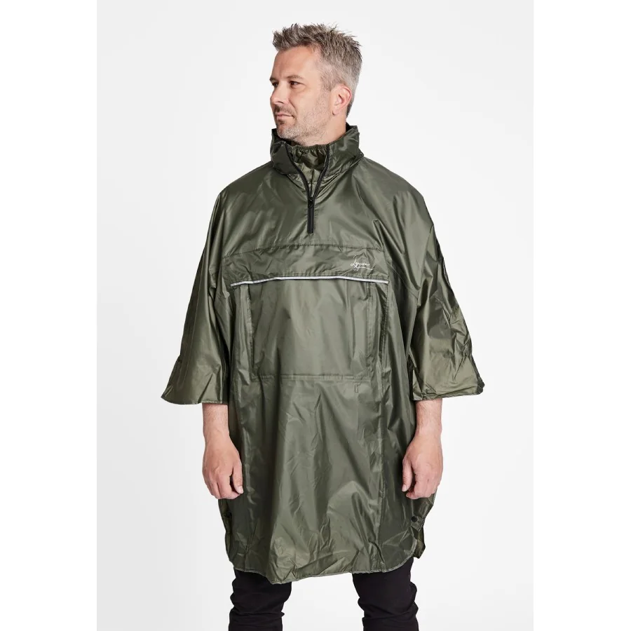 LYNGSØE ”F1010” poncho / regnslag GUL, letvægt