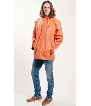 GRUNDENS Brigg 310 Originals retro regnjakke, kraftig regn 25.000 mm, orange