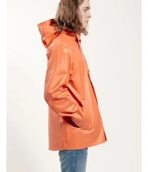 GRUNDENS Brigg 310 Originals ORANGE retro rain jacket, heavy rain 25,000 mm