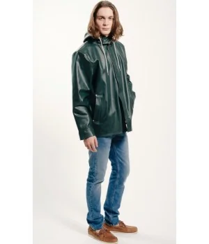 GRUNDENS Brigg 310 Originals GRØN retro regnjakke, kraftig regn 25.000 mm