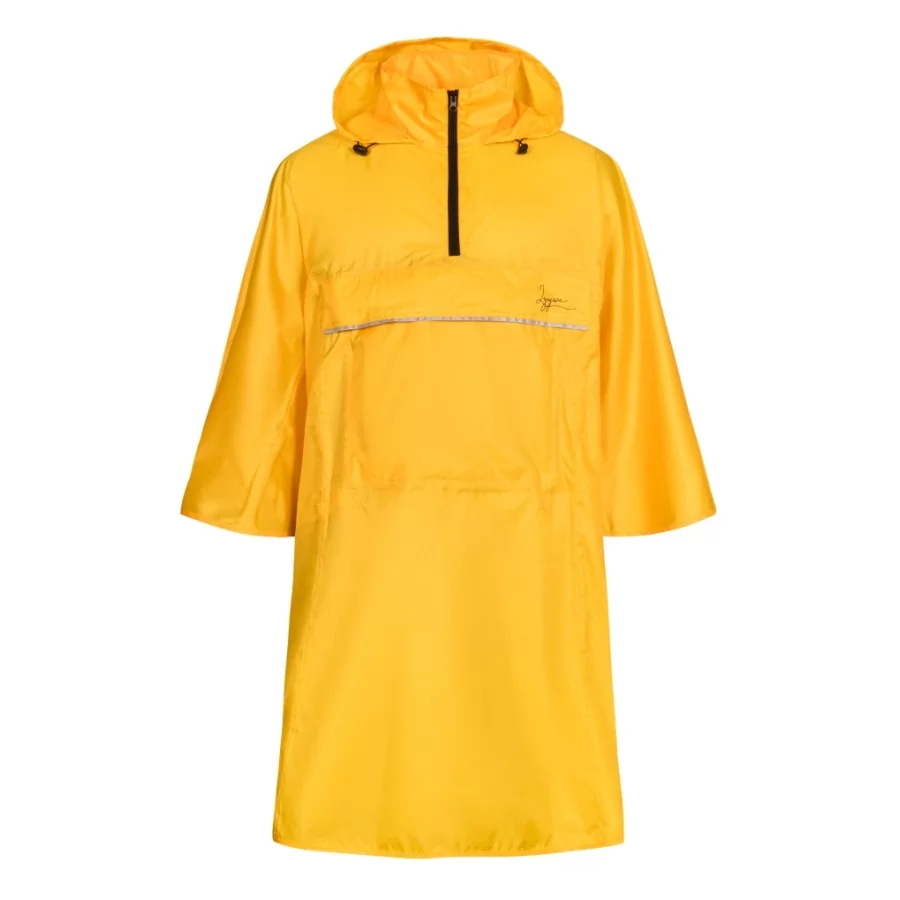 LYNGSØE ”F1010” poncho / regnslag GUL, letvægt