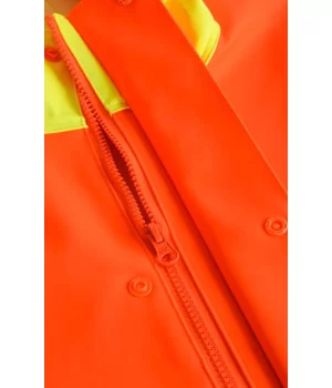 LYNGSØE ”LR848” fishing rain jacket in 550 g PVC, High Visibility