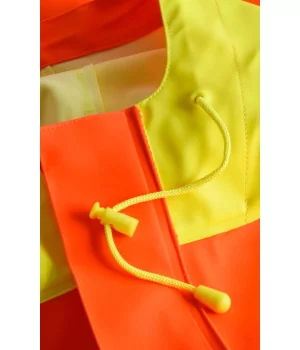 LYNGSØE ”LR848” fishing rain jacket in 550 g PVC, High Visibility