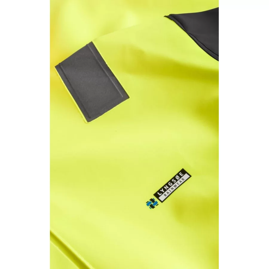 LYNGSØE ”LR848” fishing rain jacket in 550 g PVC, High Visibility