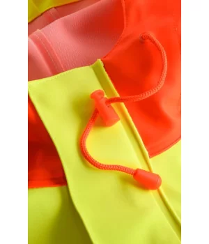 LYNGSØE ”LR848” fishing rain jacket in 550 g PVC, High Visibility