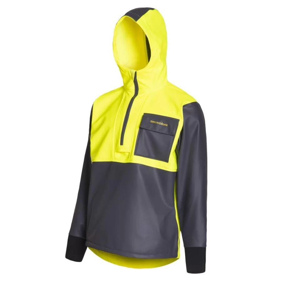 GRUNDENS "Neptune Termo Fleece" anorak m/ neopren manchetter