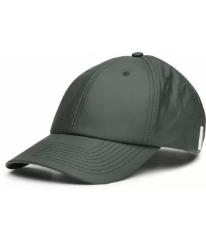 RAINS hat "Cap" GRØN, vandtæt RAINS kasket GRØN