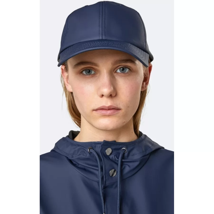 RAINS navy blue ”Cap” waterproof Cap / RAINS hat NAVY