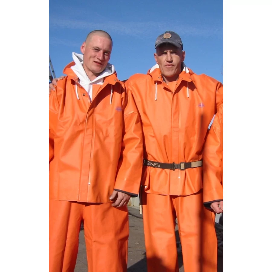 GRUNDÉNS "Brigg 320" regnjakke m/ lynlås & neopren manchetter