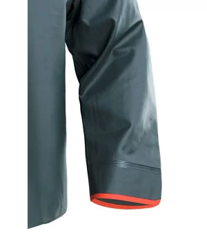 GRUNDÉNS "Brigg 40" regnjakke i frostsikker 540 g PVC/bomuld