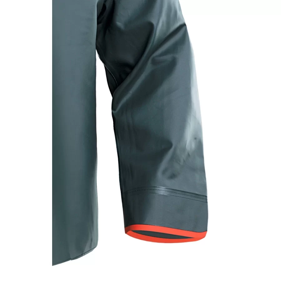 GRUNDÉNS "Brigg 40" regnjakke i frostsikker 540 g PVC/bomuld