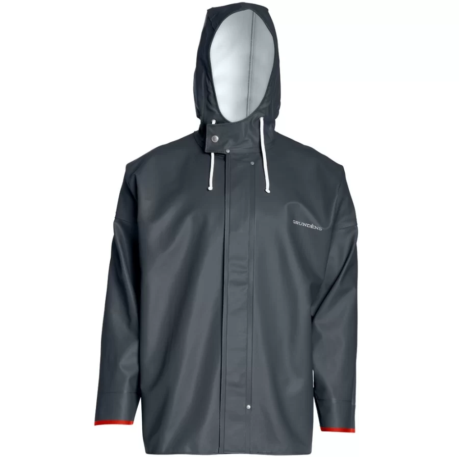 GRUNDÉNS "Brigg 40" regnjakke i frostsikker 540 g PVC/bomuld