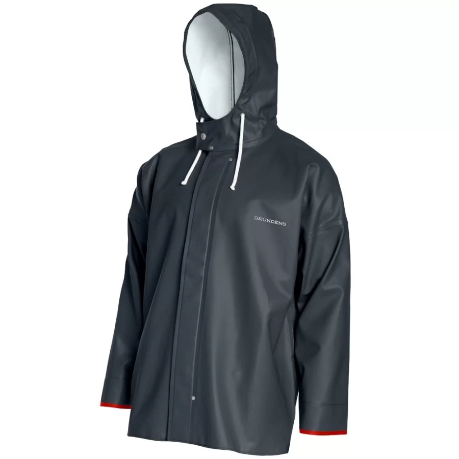 GRUNDÉNS "Brigg 40" regnjakke i frostsikker 540 g PVC/bomuld