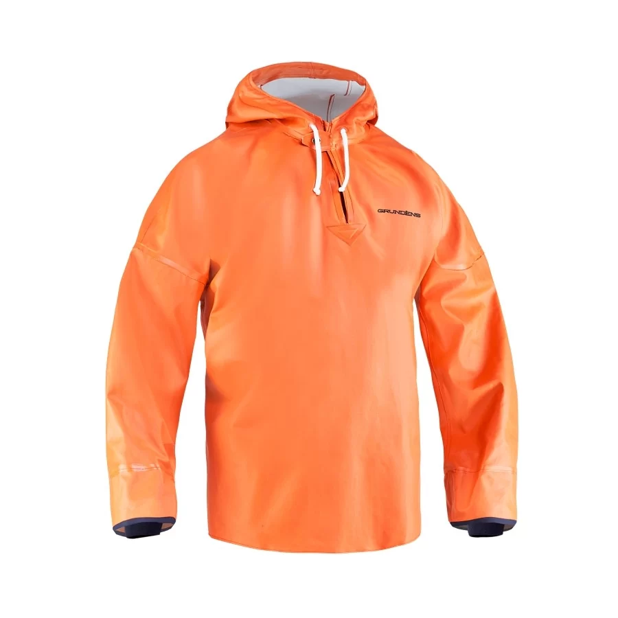 GRUNDÉNS "Brigg 34" anorak m/ Neopren manchetter, 540 g PVC