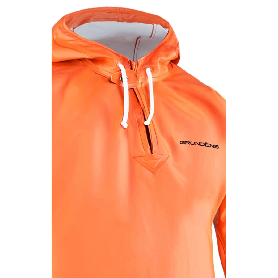 GRUNDÉNS "Brigg 34" anorak m/ Neopren manchetter, 540 g PVC