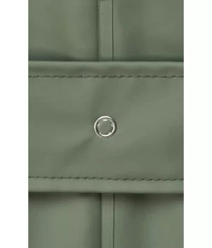 RAINS ”Curve Jacket” TAUBE, OLIVE & BLUSH ROSE rain jacket WOMEN w/ zipper & tie belt