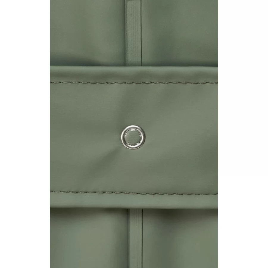 RAINS ”Curve Jacket” TAUBE, OLIVE & BLUSH ROSE rain jacket WOMEN w/ zipper & tie belt