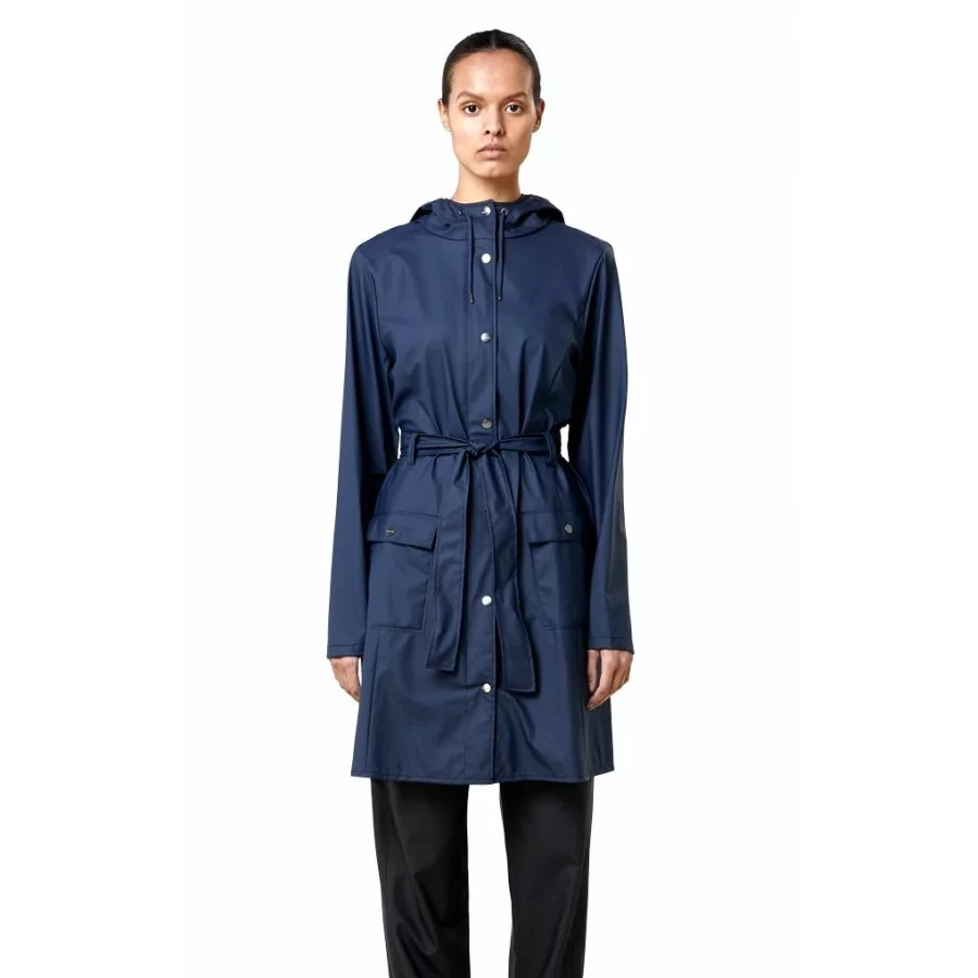 RAINS Curve Jacket BLACK, GREEN, NAVY BLUE